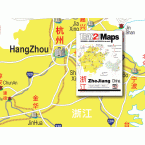 Zhejiang China pdf map