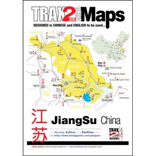 Jiangsu China pdf map