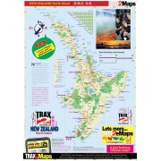 New Zealand 新西兰 North Island Map